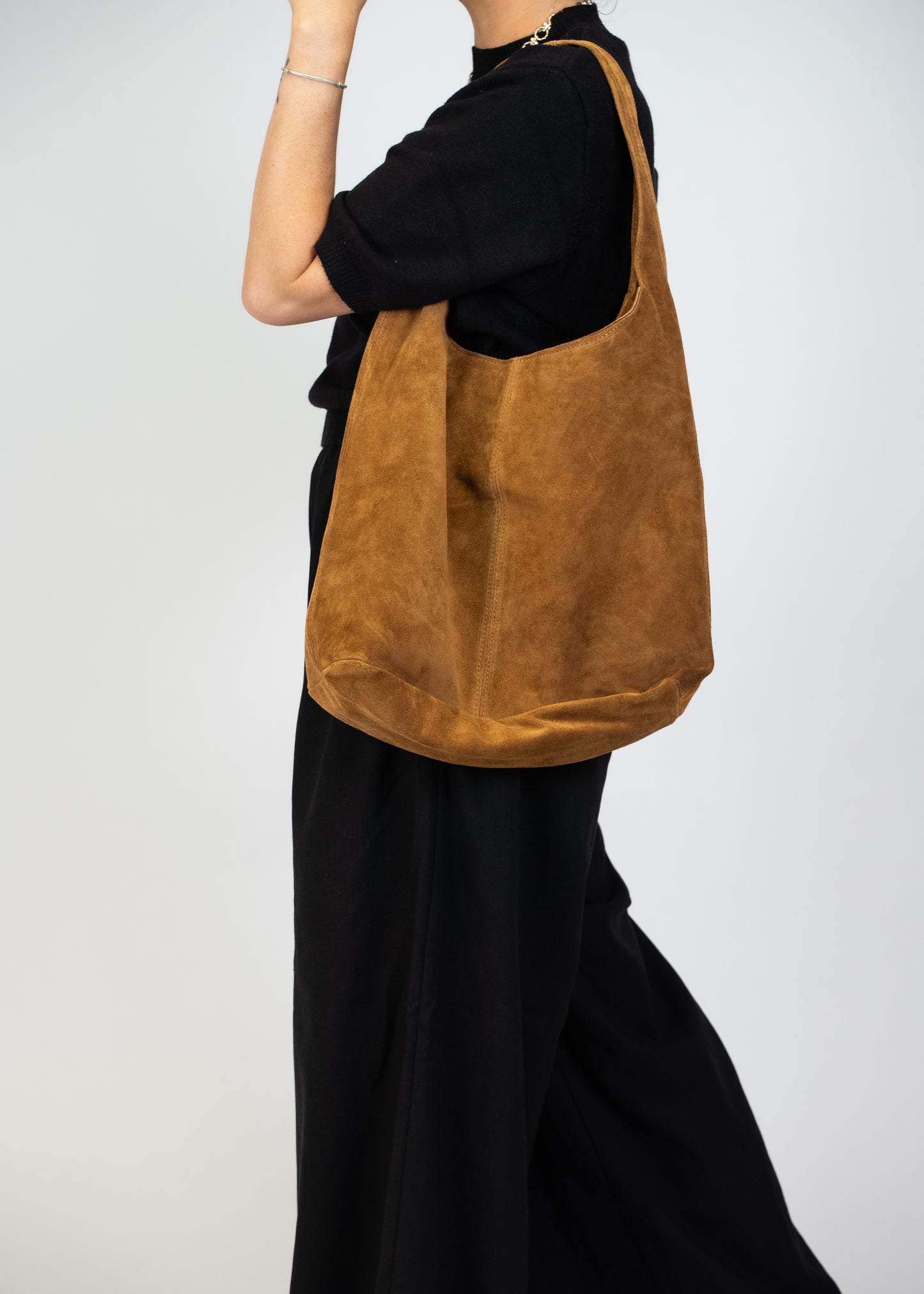 Italia Suede Leather Bag