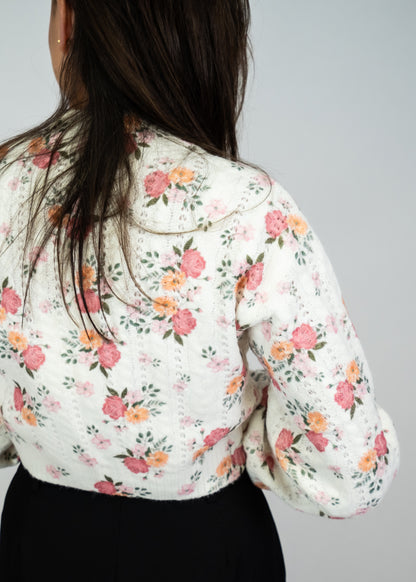 Daisy Flower Sweater Bolero