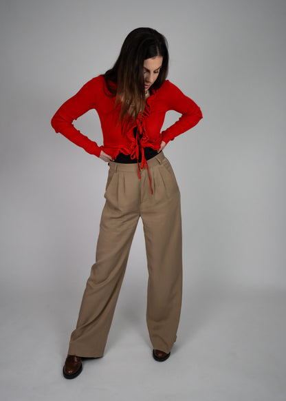 Everyday High Waisted Wide Leg Pants